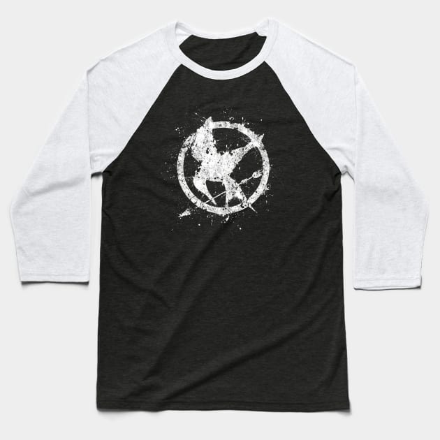 Hunger Games - Mocking Jay Baseball T-Shirt by JonathonSummers